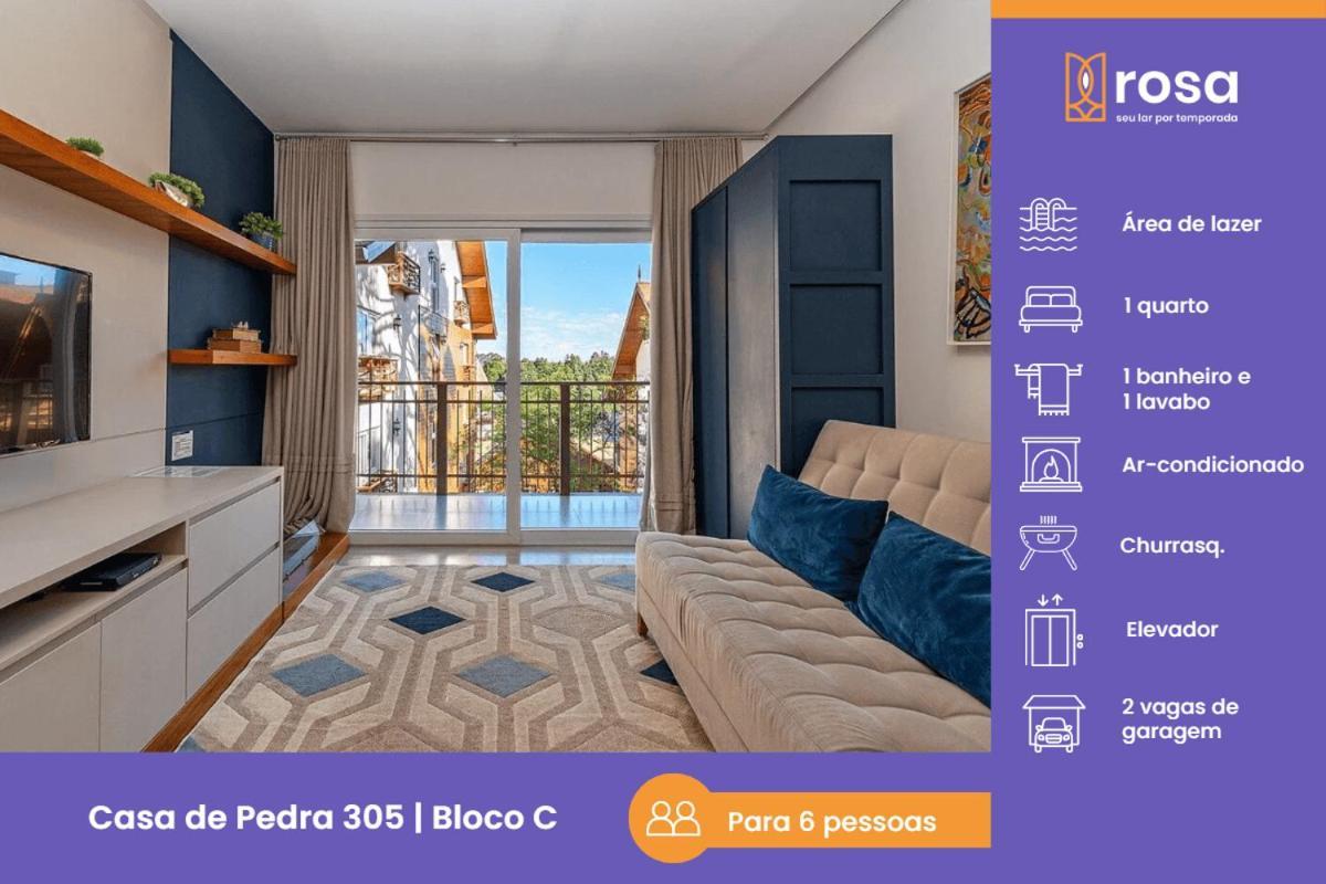 그라마도 Rosa Edificio Casa De Pedra 아파트 외부 사진